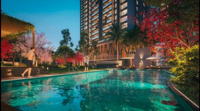 Image of 980 Sq.ft 2 BHK Apartment / Flat for sale in Sai Nisarg Sky Luxe, Chinchwad, Pune for Rs. 8300000