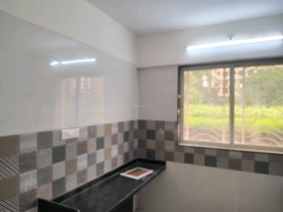 Kitchen Image of 530 Sq.ft 1 BHK Apartment / Flat for rent in Raunak Heights, Kasarvadavali Thane for Rs. 16999