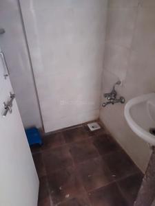 Bathroom Image of 650 Sq.ft 1 BHK Apartment / Flat for rent in Savvy Studioz, Gota Ahmedabad for Rs. 20000