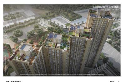 Image of 621 Sq.ft 2 BHK Apartment / Flat for sale in Godrej Sky Greens, Manjari Khurd, Pune for Rs. 9000000