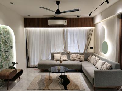 Living Room Image of 1750 Sq.ft 3 BHK Apartment / Flat for sale in Vishwanath Sarathya West, Shela Ahmedabad for Rs. 7175000