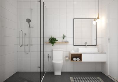 Bathroom Image of 1500 Sq.ft 1 BHK Apartment / Flat for sale in Embassy One, Ganganagar Bengaluru for Rs. 90000000