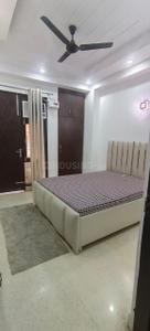 Bedroom Image of 800 Sq.ft 2 BHK Builder Floor for rent in Khirki Extension New Delhi for Rs. 24000