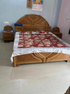 Bedroom Image of 1500 Sq.ft 1 BHK Builder Floor for rent in Gomti Nagar Lucknow for Rs. 19000