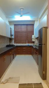 Kitchen Image of 6200 Sq.ft 4 BHK Builder Floor for rent in Sector 46 Noida for Rs. 70000