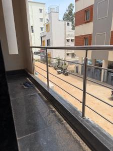 Balcony Image of 700 Sq.ft 2 BHK Builder Floor for rent in Kachamaranahalli Bengaluru for Rs. 18000