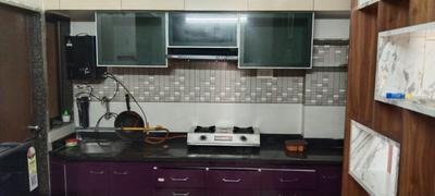 Kitchen Image of 980 Sq.ft 2 BHK Apartment / Flat for rent in Isanpur Ahmedabad for Rs. 23000
