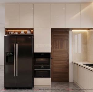 Kitchen Image of 2207 Sq.ft 4 BHK Apartment / Flat for rent in Sobha Windsor, Whitefield Bengaluru for Rs. 95000