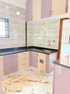 Kitchen Image of 1200 Sq.ft 2 BHK Apartment / Flat for rent in Thanisandra Bengaluru for Rs. 29000