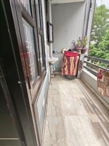 Balcony Image of 400 Sq.ft 1 RK Builder Floor for rent in Sector 13 Gurgaon for Rs. 20000