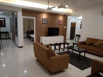 Hall Image of 2300 Sq.ft 3 BHK Apartment / Flat for rent in Banjara Hills Hyderabad for Rs. 73000