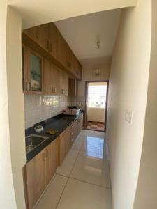 Kitchen Image of 950 Sq.ft 1 BHK Builder Floor for rent in Domlur Layout Bengaluru for Rs. 45000