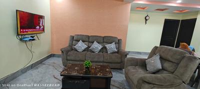 Hall Image of 1350 Sq.ft 3 BHK Apartment / Flat for rent in Radha Kunja Galaxy , Madhyamgram Kolkata for Rs. 30000