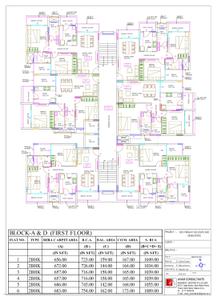Floor Plan Image of 642 Sq.ft 2 BHK Apartment / Flat for sale in Pragati Pearl, Bhatagaon Raipur for Rs. 3623580