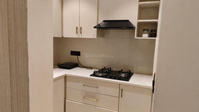 Kitchen Image of 700 Sq.ft 1 BHK Builder Floor for rent in Sector 51 Gurgaon for Rs. 40000