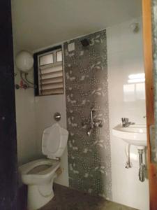 Common Bathroom Image of 566 Sq.ft 1 BHK Apartment / Flat for rent in Thakur Galaxy, Boisar Mumbai for Rs. 8000