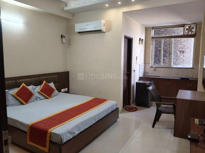 Bedroom Image of 650 Sq.ft 1 RK Apartment / Flat for rent in Karolan Ka Barh Jaipur for Rs. 15000