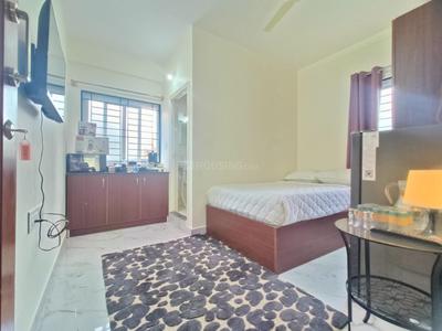 Bedroom Image of 300 Sq.ft 1 RK Studio for rent in Indira Nagar Bengaluru for Rs. 22000