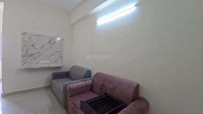 Living Room Image of 722 Sq.ft 1 BHK Apartment / Flat for rent in Kondapur Hyderabad for Rs. 24000