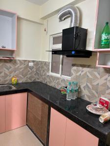 Kitchen Image of 673 Sq.ft 2 BHK Apartment / Flat for rent in Loharuka Green Heights 2, Rajarhat Kolkata for Rs. 23000