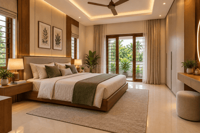 Bedroom Image of 2000 Sq.ft 3 BHK Independent House for sale in Naikkanal Thrissur for Rs. 11800000
