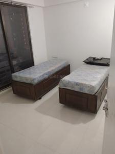 Bedroom Image of 850 Sq.ft 1 BHK Apartment / Flat for rent in Gulmohar Nirvana II, Ghuma Ahmedabad for Rs. 18000