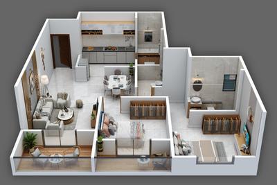 Image of 1160 Sq.ft 2 BHK Apartment / Flat for sale in Skyscape, Lohegaon, Pune for Rs. 7500000