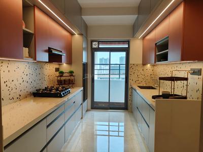 Kitchen Image of 900 Sq.ft 2 BHK Apartment / Flat for sale in Om Shanti Dharti Heights, Parel Mumbai for Rs. 34700000
