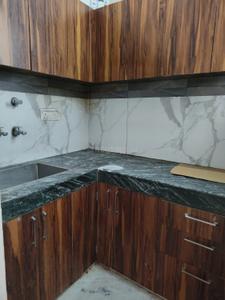 Kitchen Image of 450 Sq.ft 1 BHK Builder Floor for rent in Munirka New Delhi for Rs. 18000