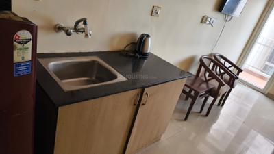 Kitchen Image of 409 Sq.ft 1 RK Apartment / Flat for rent in Habitech Panchtatva Phase 1, Noida Extension Greater Noida for Rs. 14000