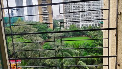 Balcony Image of 510 Sq.ft 1 BHK Apartment / Flat for rent in Sheth Vasant Fiona, Thane West Thane for Rs. 28500