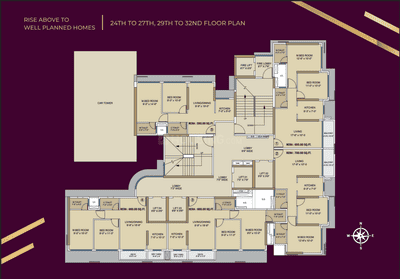 Image of 810 Sq.ft 2 BHK Apartment / Flat for sale in Jaydeep Icon, Mulund East, Mumbai for Rs. 15000000