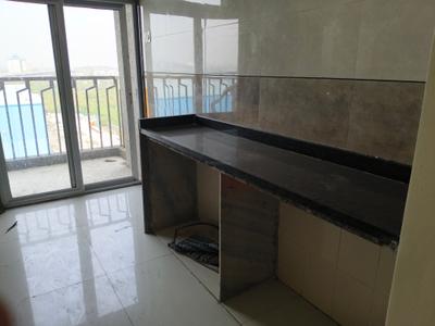 Kitchen Image of 1050 Sq.ft 2 BHK Apartment / Flat for rent in Bhavya Oyster Marina, Ulwe Navi Mumbai for Rs. 31000