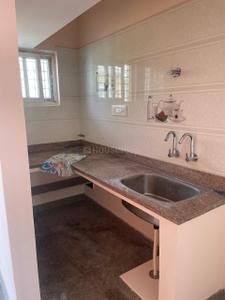Kitchen Image of 500 Sq.ft 1 BHK Builder Floor for rent in Cox Town Bengaluru for Rs. 11000