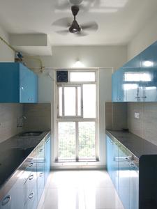 Kitchen Image of 1100 Sq.ft 3 BHK Apartment / Flat for rent in Godrej Emerald, Kasarvadavali Thane for Rs. 36500