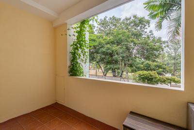 Balcony Image of 1850 Sq.ft 3 BHK Apartment / Flat for rent in Prestige Palms, Whitefield Bengaluru for Rs. 67000