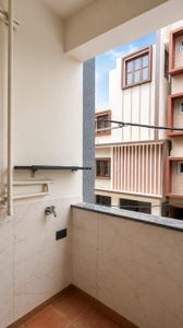 Balcony Image of 750 Sq.ft 1 BHK Apartment / Flat for rent in Thanisandra Bengaluru for Rs. 23000