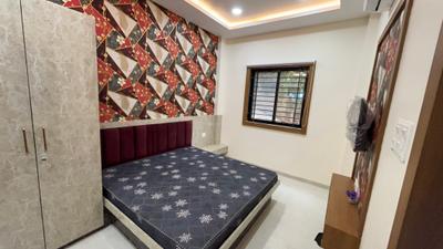 Bedroom Image of 400 Sq.ft 1 RK Builder Floor for rent in Mahalakshmi Nagar Indore for Rs. 13500
