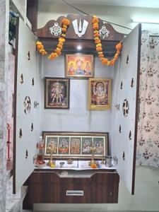 Pooja Room Image of 1170 Sq.ft 2 BHK Apartment / Flat for sale in Nirmala Residency, Nagole Hyderabad for Rs. 6500000