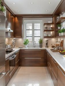 Kitchen Image of 1450 Sq.ft 3 BHK Apartment / Flat for sale in Nadakkave Kozhikode for Rs. 15000000