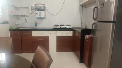Kitchen Image of 1000 Sq.ft 2 BHK Apartment / Flat for rent in Rohan Mithila, Viman Nagar Pune for Rs. 55000