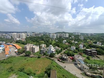 Balcony Image of 650 Sq.ft 1 BHK Apartment / Flat for rent in Bavdhan Pune for Rs. 17500