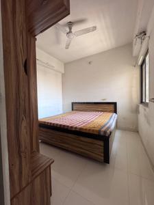 Bedroom Image of 600 Sq.ft 2 BHK Apartment / Flat for rent in Hrishikesh Kishor Park, Vaishno Devi Circle Ahmedabad for Rs. 25000
