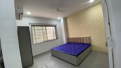 Bedroom Image of 600 Sq.ft 1 BHK Apartment / Flat for rent in Mahalakshmi Nagar Indore for Rs. 20000
