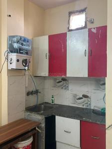 Kitchen Image of 350 Sq.ft 1 BHK Builder Floor for rent in Sector 8 Rohini New Delhi for Rs. 20000