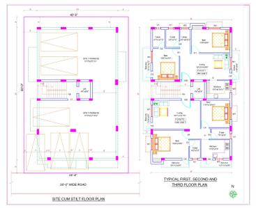 Floor Plan Image of 990 Sq.ft 2 BHK Apartment / Flat for sale in Perumanttunallur Chennai for Rs. 5791500