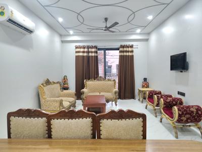 Living Room Image of 1600 Sq.ft 3 BHK Apartment / Flat for rent in Freedom Fighters Enclave New Delhi for Rs. 58000