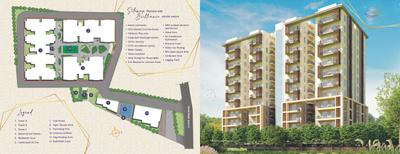 Image of 1052 Sq.ft 3 BHK Apartment / Flat for sale in SRC Signature, Trisulia, Cuttack for Rs. 8200000