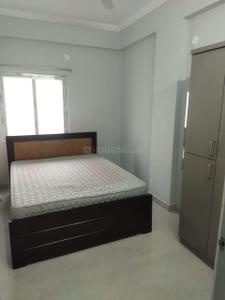 Bedroom Image of 560 Sq.ft 1 BHK Builder Floor for rent in Hitech City Hyderabad for Rs. 25000