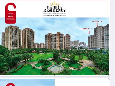 Image of 1000 Sq.ft 2 BHK Apartment / Flat for sale in Raheja Residency, Malad East, Mumbai for Rs. 22500000